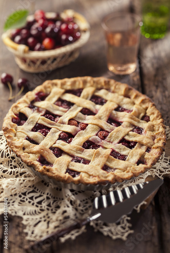 Photo: Cherry pie Cherry pie