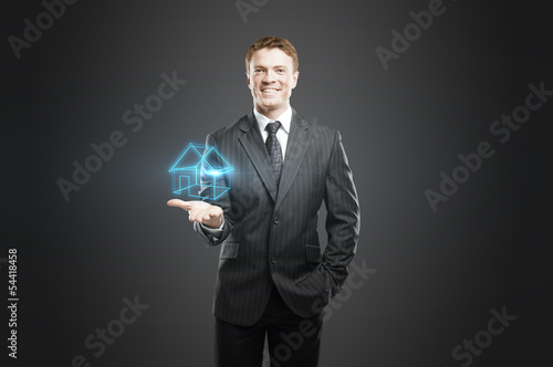 Photo: projection in hand projection in hand