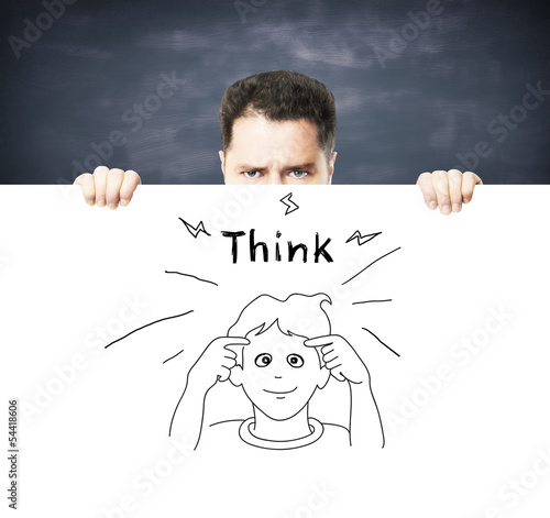 Photo: thinking concept thinking concept