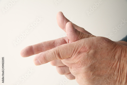 Photo: man using finger shooting gesture man using finger shooting gesture