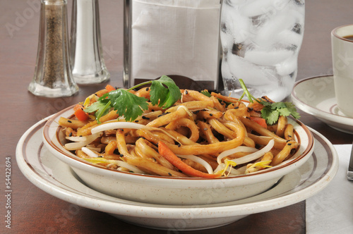 Photo: Bowl of Japanese pan noodles Bowl of Japanese pan noodles