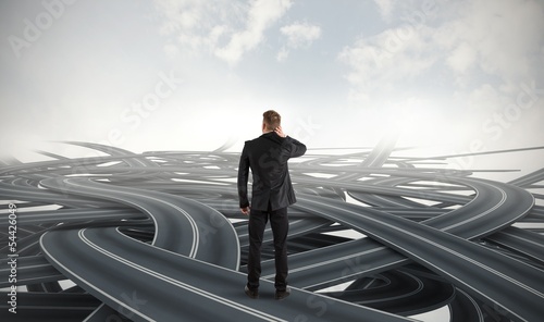 Photo: Choices of a businessman Choices of a businessman