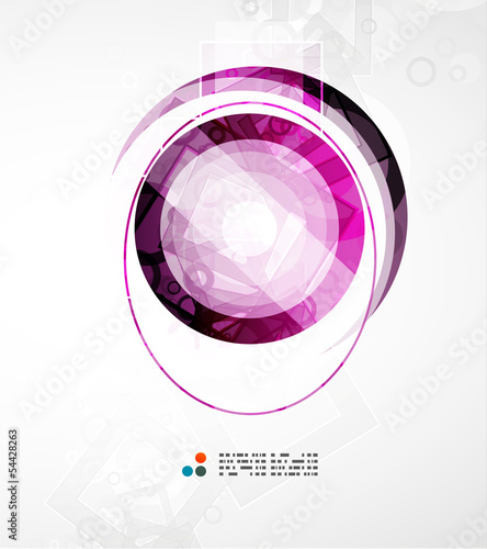 Vector: Futuristic circle abstract background Futuristic circle abstract background