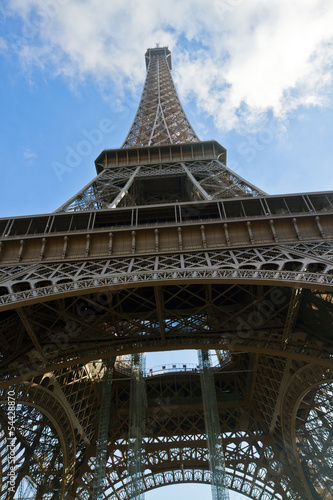 Photo: eiffel tower details, Paris, France eiffel tower details, Paris, France