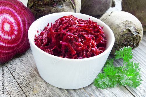Photo: Grated beet Grated beet