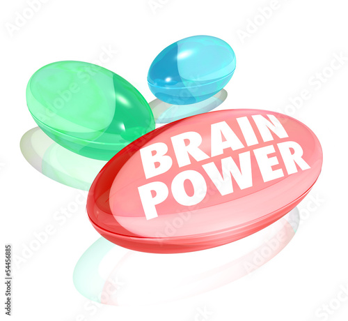 Illustration: Brain Power Capsules Alternative Supplements Vitamins Stimulate Brain Power Capsules Alternative Supplements Vitamins Stimulate