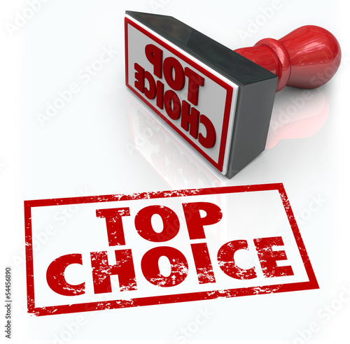 Illustration: Top Choice Best Product Stamp Review Feedback Rating Top Choice Best Product Stamp Review Feedback Rating