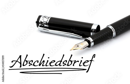 Illustration: Abschiedsbrief Abschiedsbrief