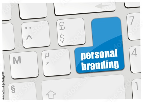 Vector: clavier personal branding clavier personal branding