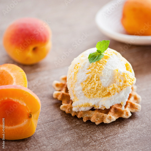 Photo: aprikosen-vanille eis aprikosen-vanille eis