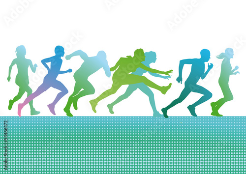 Vector: Laufsport Laufsport