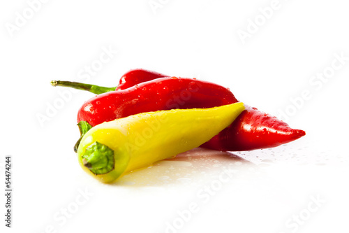 Photo: Paprika (pepper) isolated on a white background Paprika (pepper) isolated on a white background