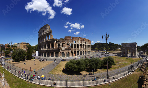 Photo: Colosseum Panorama 03, Rom, Italien Colosseum Panorama 03, Rom, Italien