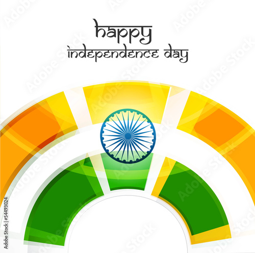 Vector: Beautiful illustration of Indian flag wave background Beautiful illustration of Indian flag wave background