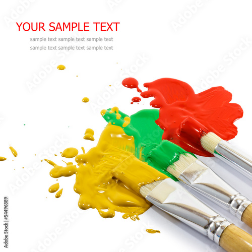 Photo: Artist brushes Artist brushes