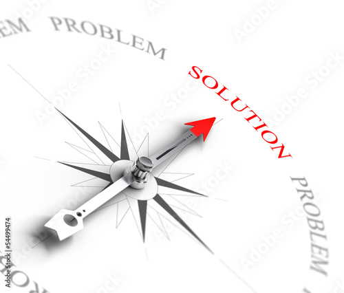 Illustration: Solution vs Problem Solving - Business Consulting Solution vs Problem Solving - Business Consulting