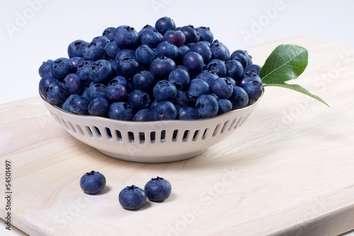 Photo: Schüssel mit Heidelbeeren Schüssel mit Heidelbeeren