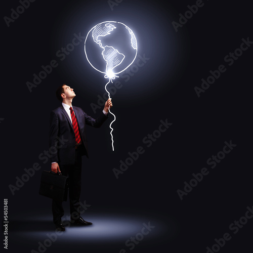 Photo: Businessman in black suit Businessman in black suit