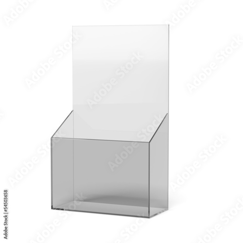 Illustration: blank brochure holder blank brochure holder