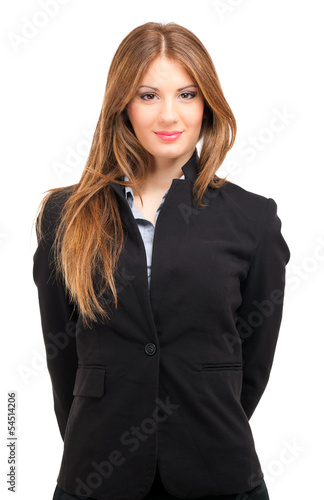 Photo: Smiling businesswoman portrait Smiling businesswoman portrait