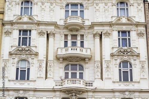 Photo: Viennese wall facades, Vienna, Austria Viennese wall facades, Vienna, Austria