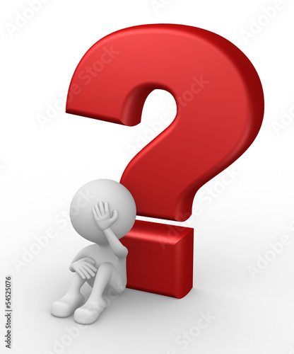 Illustration: Question mark Question mark