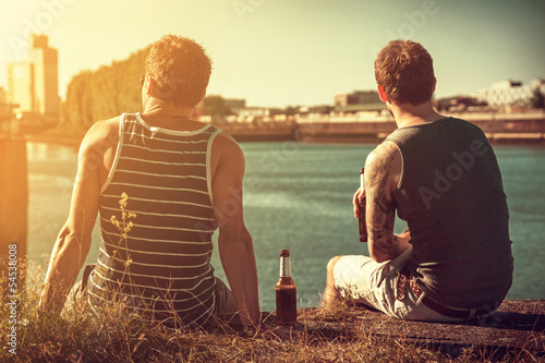 Photo: Friends at Sunset Friends at Sunset