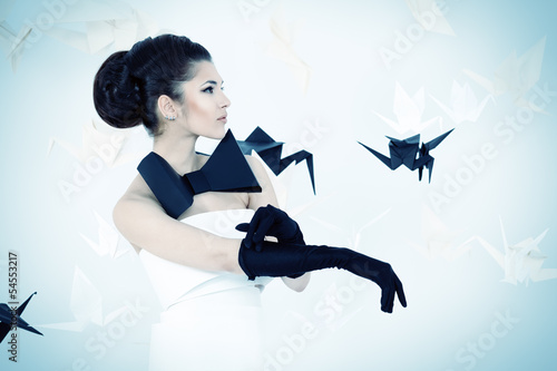Photo: dress and bow dress and bow