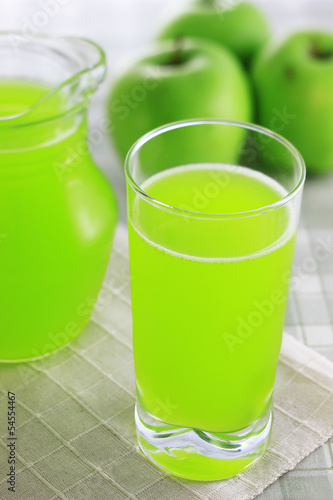 Photo: Green apple juice Green apple juice