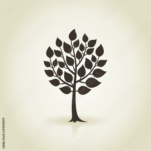 Vector: Tree wood3 Tree wood3