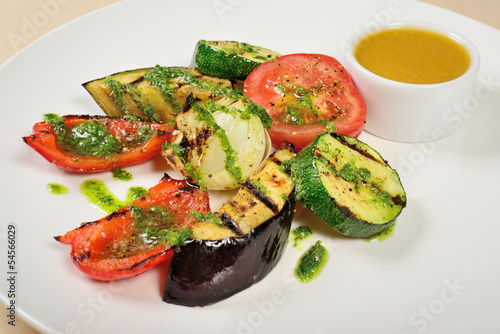 Photo: Grilled vegetables Grilled vegetables
