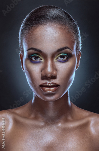 Photo: Beauty portrait of handsome ethnic african girl Beauty portrait of handsome ethnic african girl