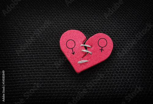 Photo: red relationship heart red relationship heart