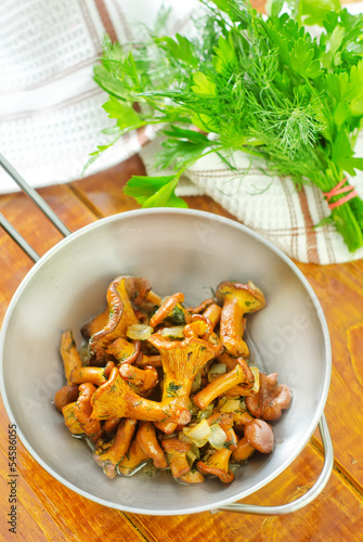Photo: fried mushroom fried mushroom