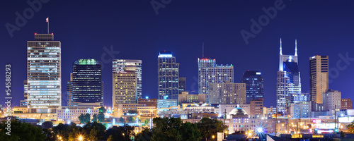 Photo: Downtown Nashville, Tennessee, USA Panorama Downtown Nashville, Tennessee, USA Panorama