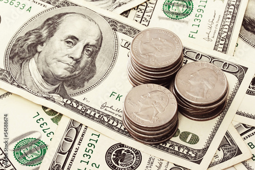 Photo: Cash and Coins Cash and Coins