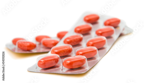 Photo: pack of pills isolated pack of pills isolated