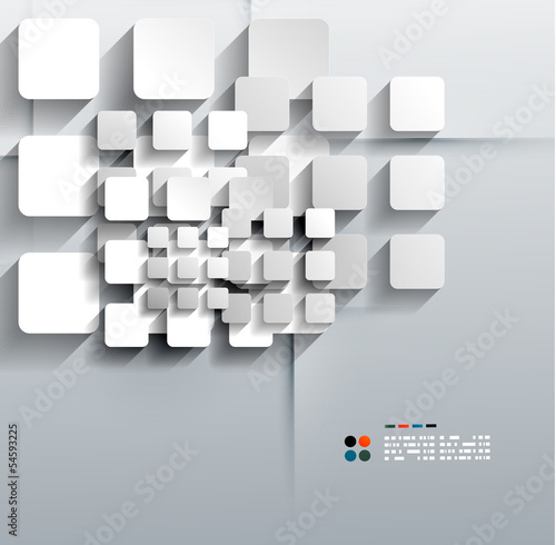 Vector: Vector 3d paper squares modern design Vector 3d paper squares modern design