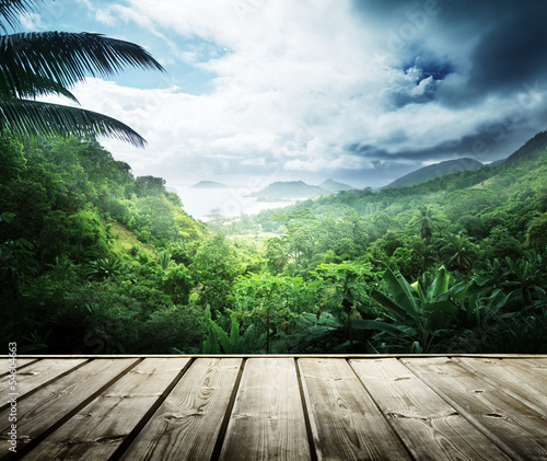Photo: Caribbean sea and perfect sky Caribbean sea and perfect sky