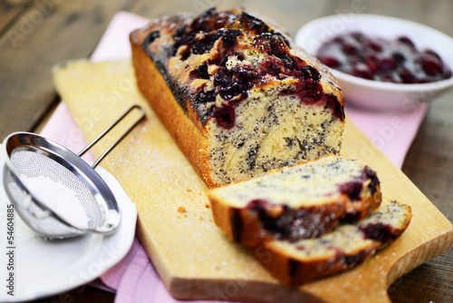 Photo: Kirschkuchen mit Mohn Kirschkuchen mit Mohn