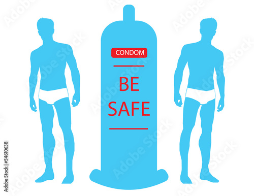 Vector: Gay Safe Sex Gay Safe Sex
