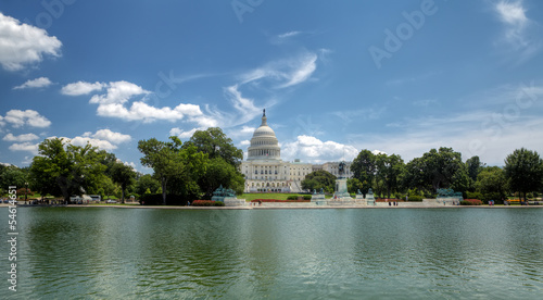 Photo: Panoramic view of the Capitol building in Washington, DC Panoramic view of the Capitol building in Washington, DC