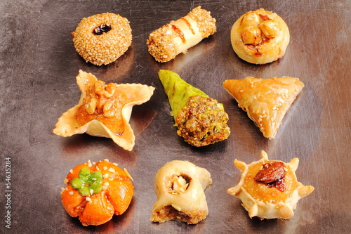 Photo: Arabic sweet pastries Arabic sweet pastries