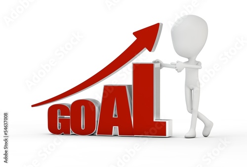 Illustration: goal up goal up