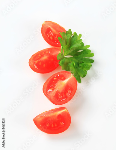 Photo: Tomato quarters Tomato quarters