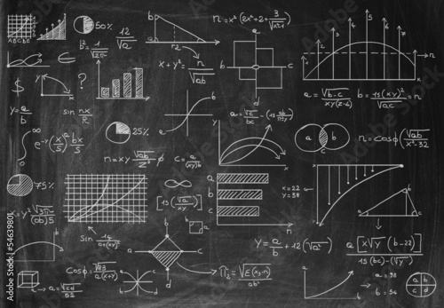 Photo: Financial ideas on a blackboard Financial ideas on a blackboard