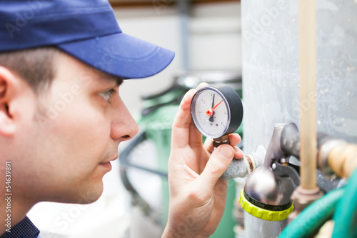 Photo: Pressure gauge Pressure gauge