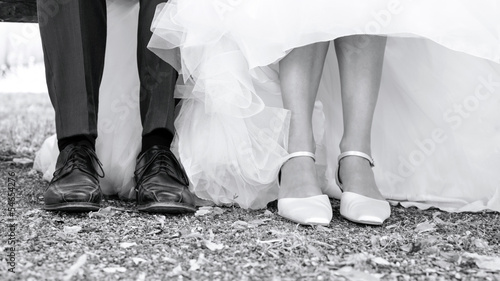 Photo: Schuhe des Brautpaares Schuhe des Brautpaares