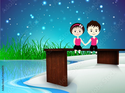 Illustration: Happy Friendship Day background or concept. Happy Friendship Day background or concept.