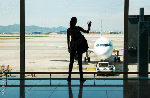 Photo: Waiting for the flight Waiting for the flight